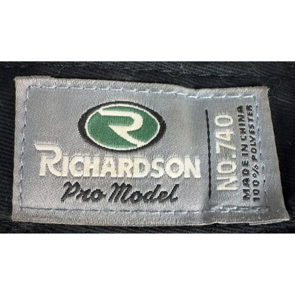 Richardson Visor Hat Pro Model No. 7440 Black CT Logo Adjustable - Picture 7 of 7